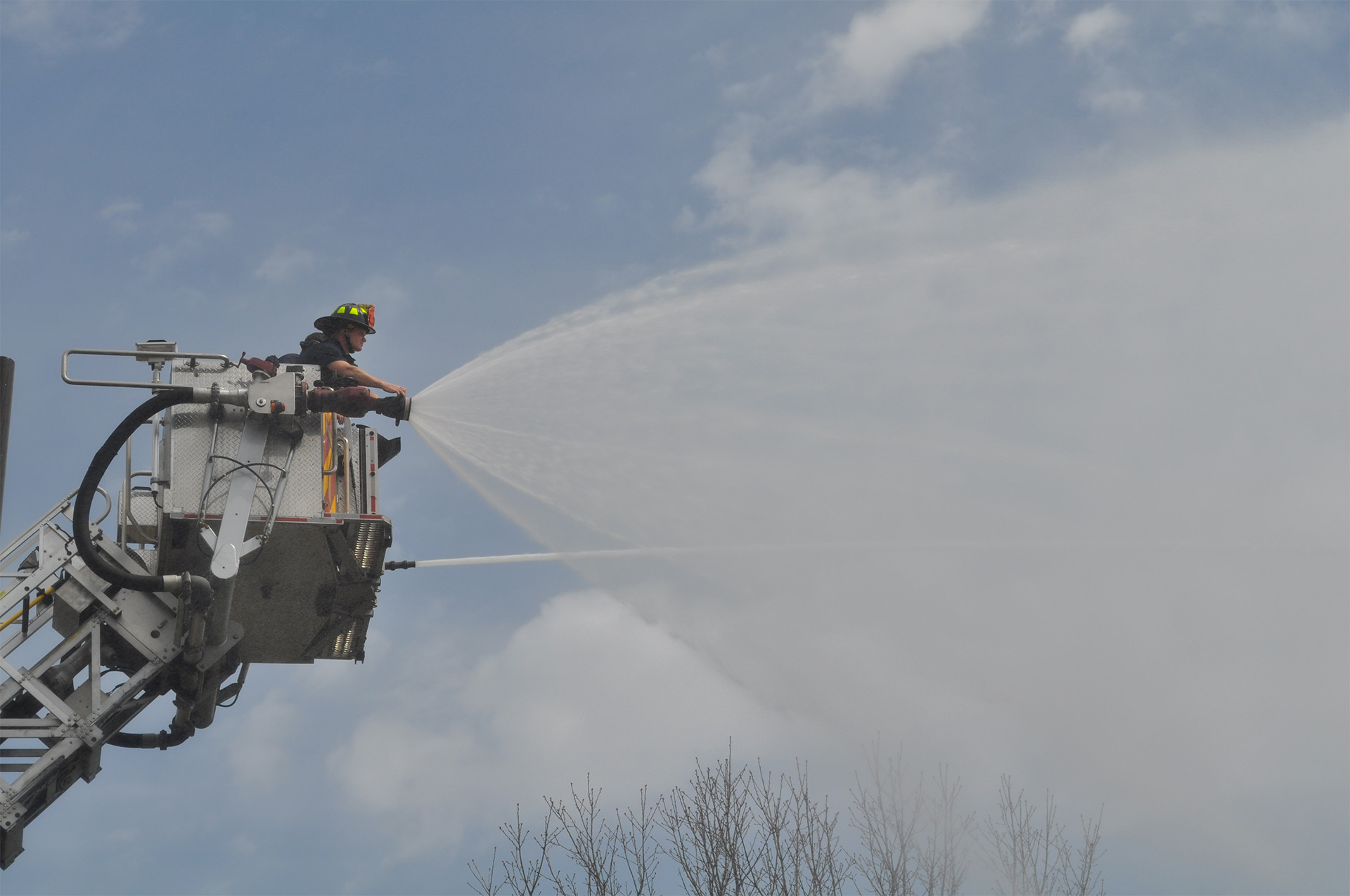 Fire Truck Water Spray