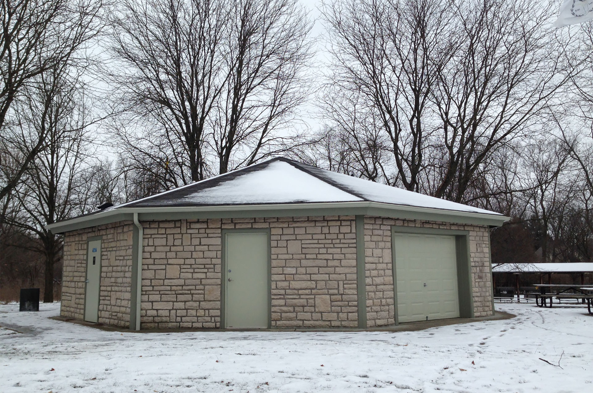 Fancyburg Shelter in Winter