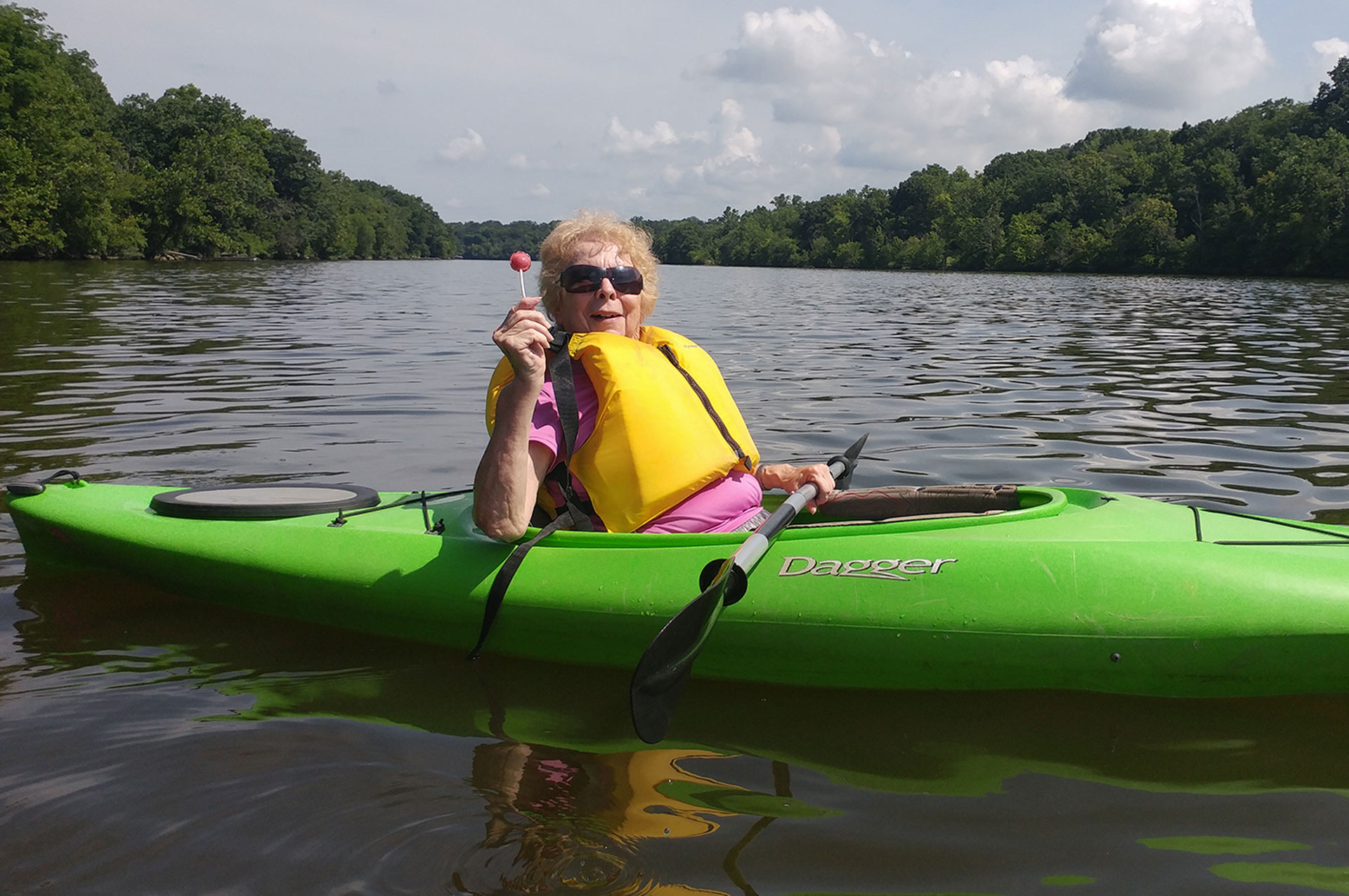 Kayaking on Scioto Senior Center