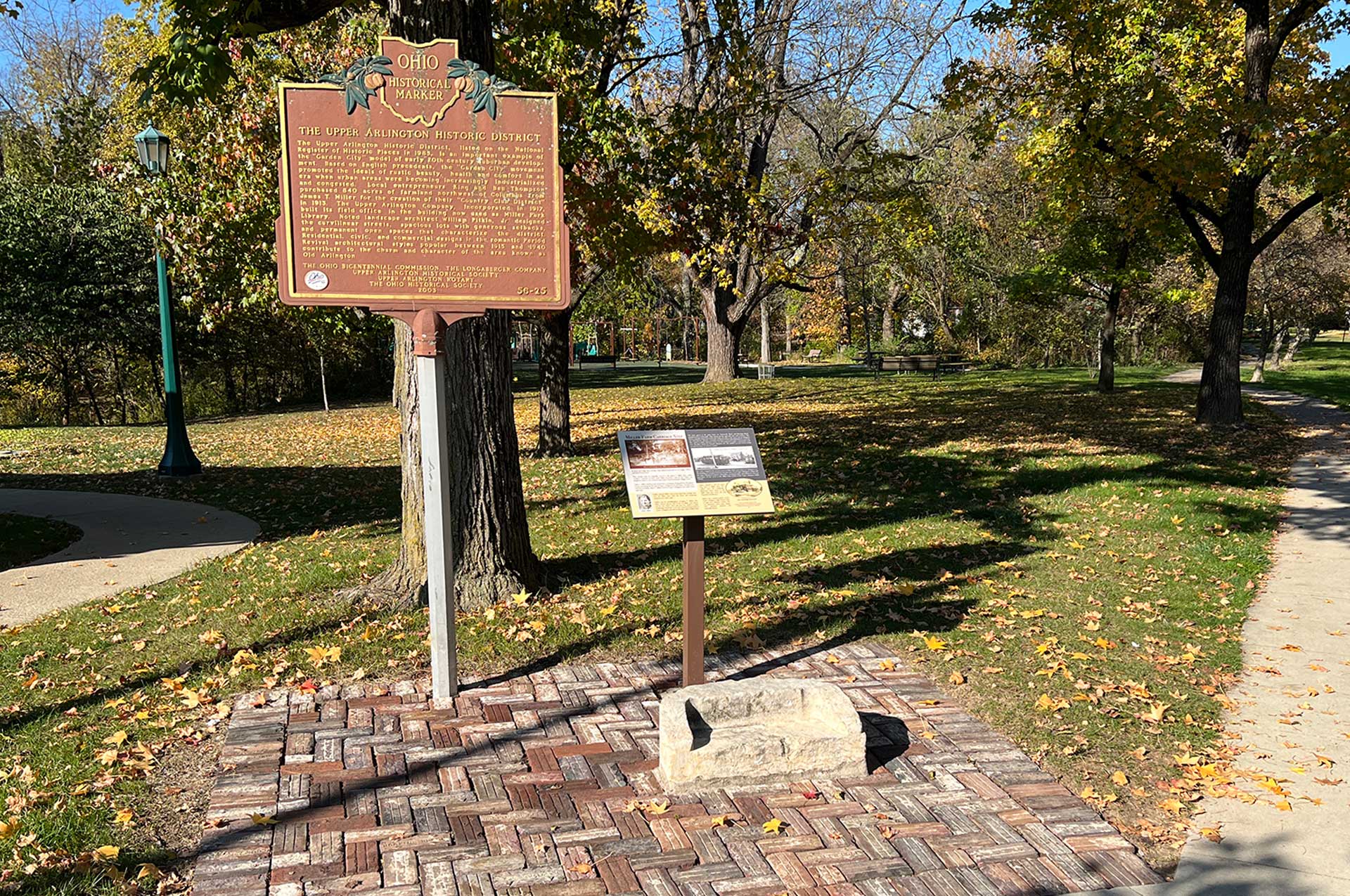 Miller Park Historic Marker