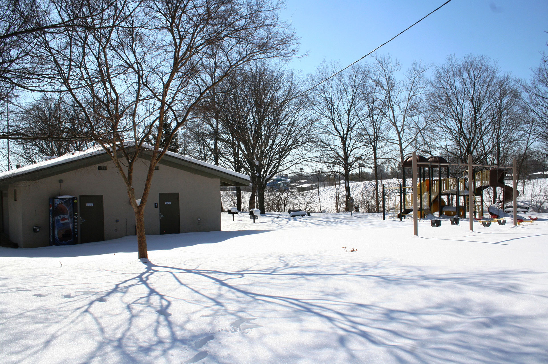 Reed Road Shelter Winter Playground