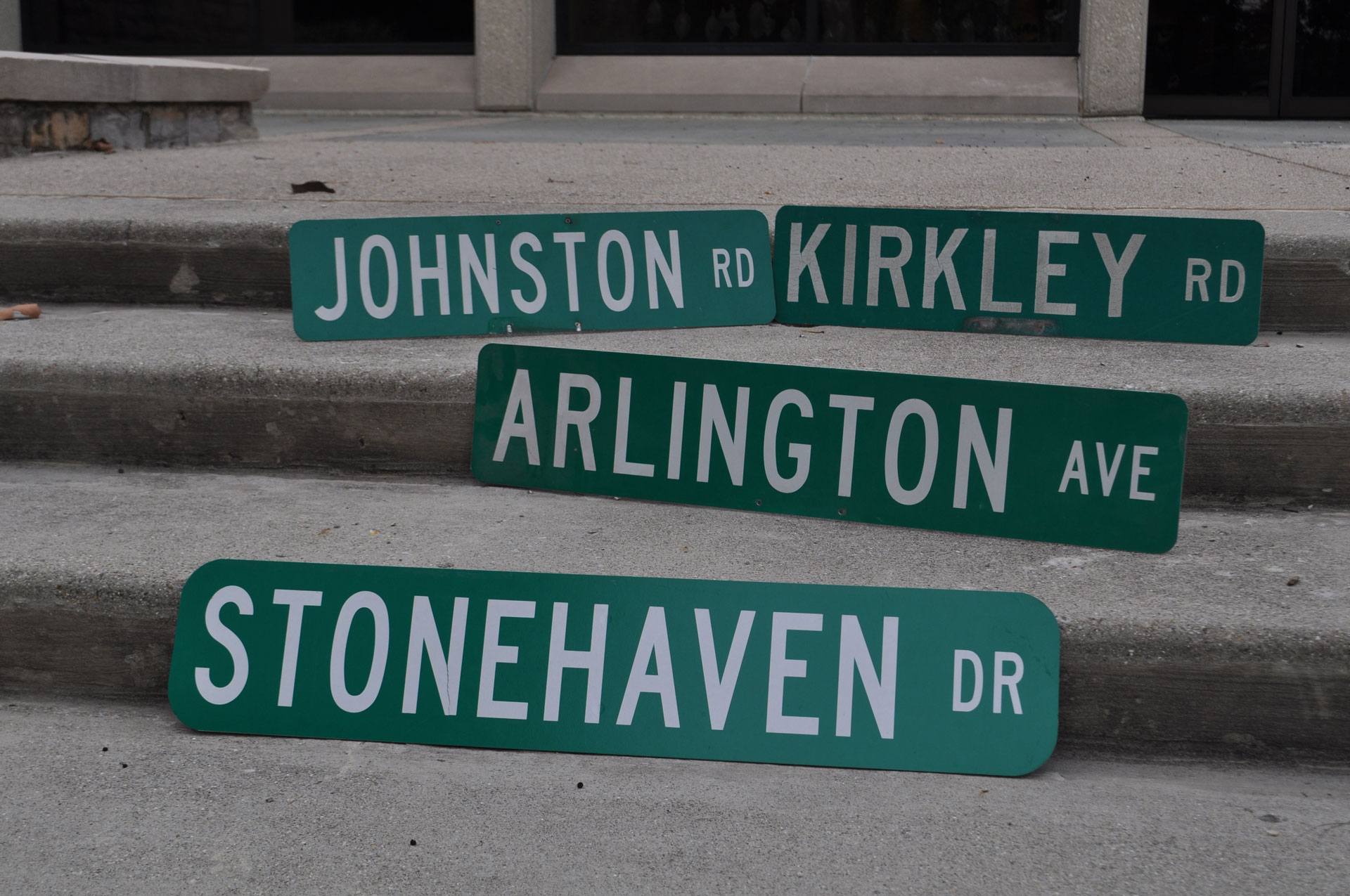 Green Street Sign 36 X 6 City Of Upper Arlington